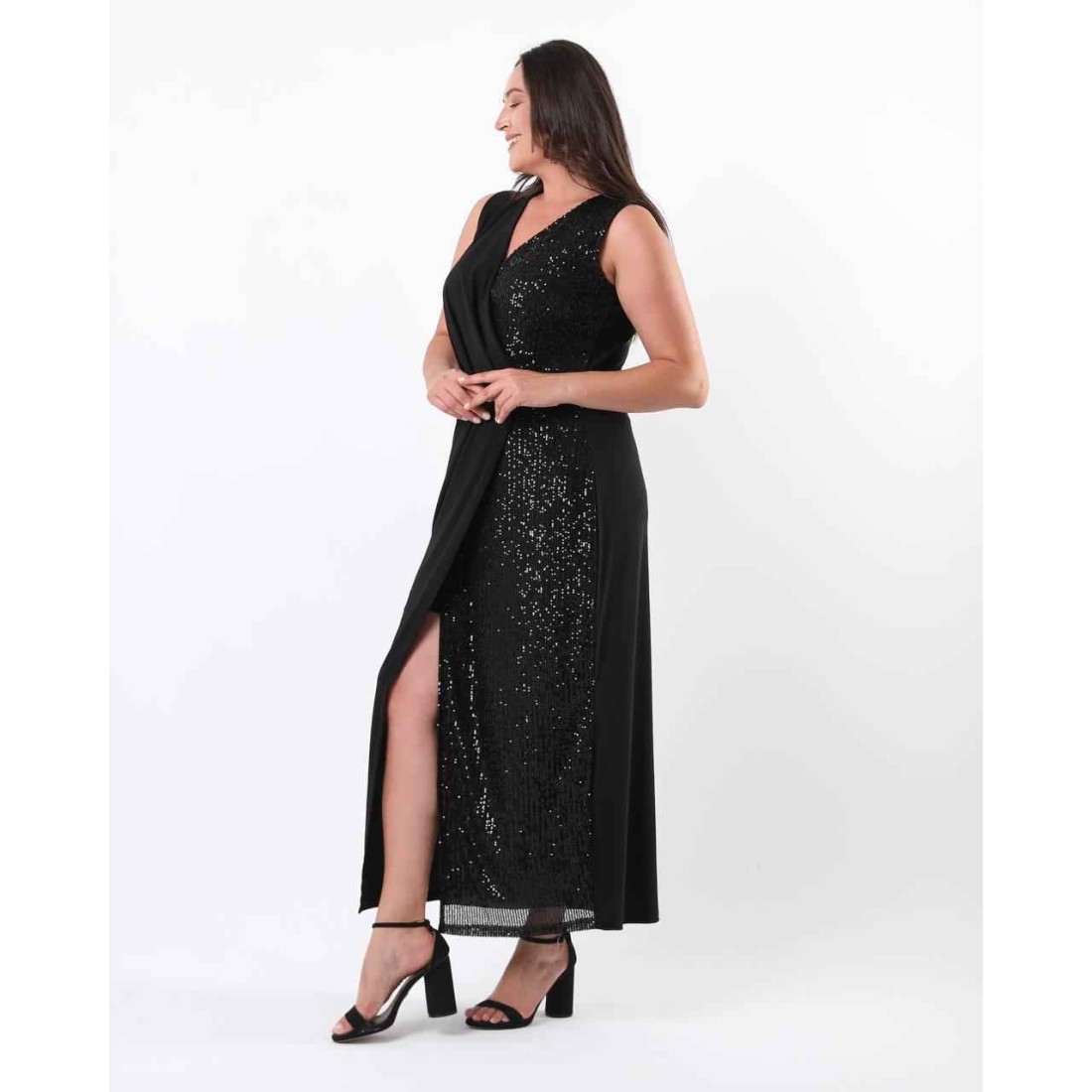 SİYAH ABİYE SANDY KUMAŞ 186128