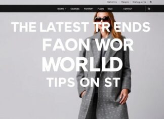 Moda Dünyasının En Güncel Trendleri ve Stille İlgili İpuçları The Latest Trends in the Fashion World and Tips on Style