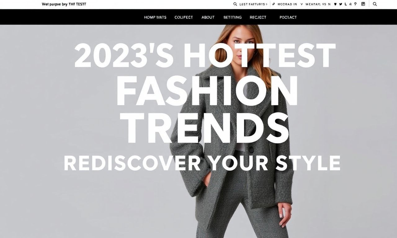 2023 Yılının En Trend Giysiler: Stilinizi Yeniden Tanıtın