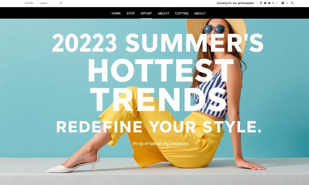 2023 Yazın En Trend Giysiler: Stilinizi Yeniden Tanıtın