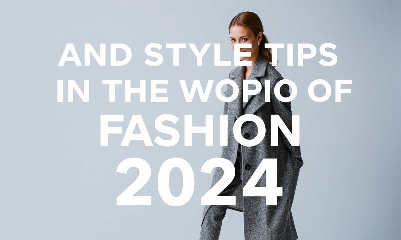 2024 Moda Dünyasında Yenilikler ve Stil İpucları