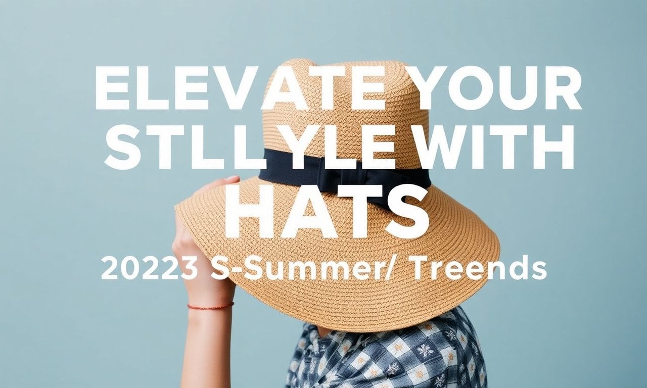 Şapkalarla Stilinizi Yükseltin: 2023 Bahar/Yaz Trendleri