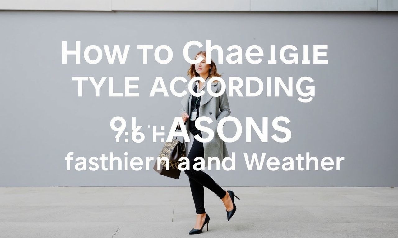 Mevsimlere Göre Stilinizi Nasıl Değiştireceksiniz: Moda ve Hava Durumu İlişkisi
