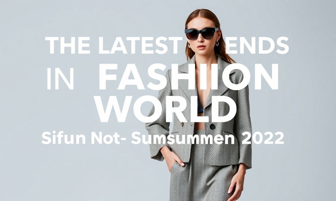 Moda Dünyasının En Güncel Trendleri: 2023 Bahar-Yaz Sezonu