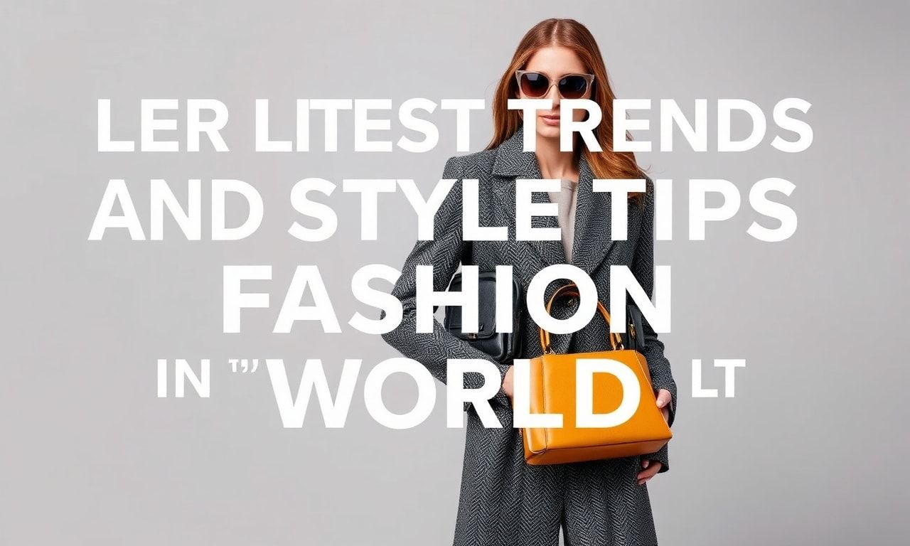 Moda Dünyasının En Güncel Trendleri ve Stil İpucları