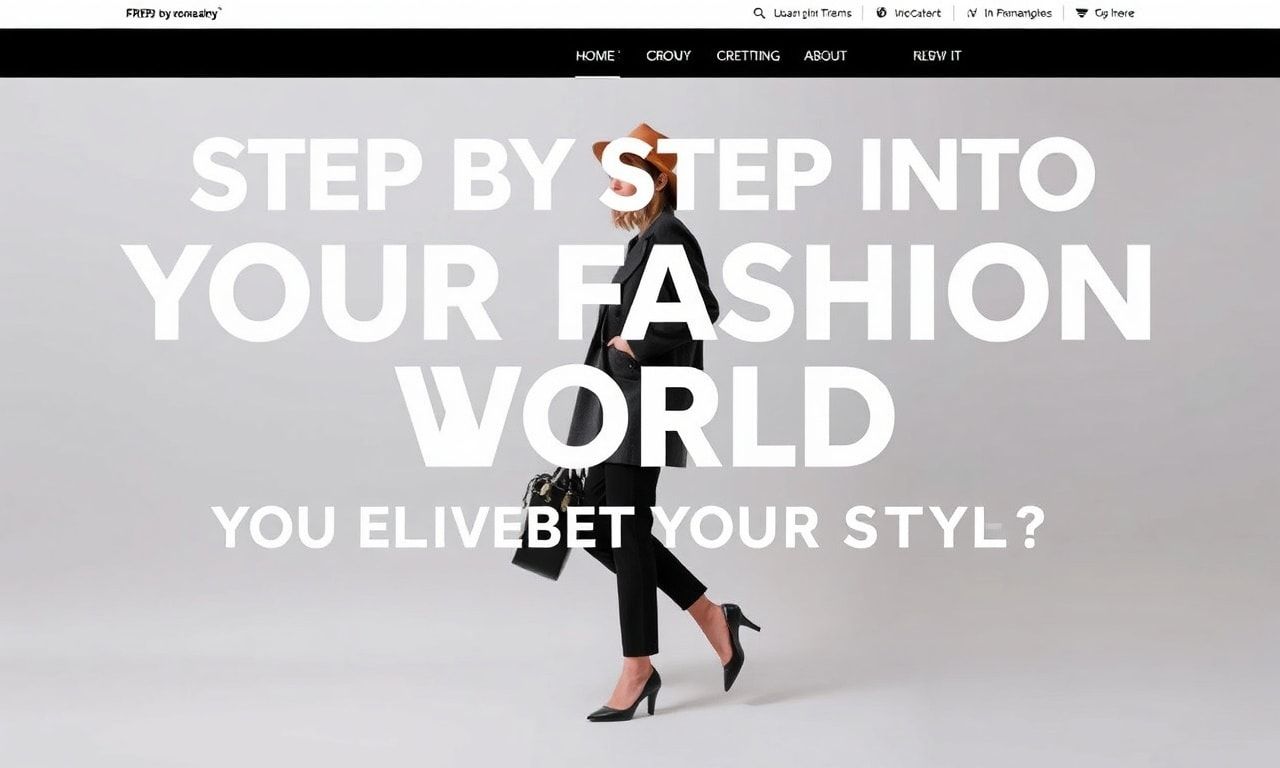 Moda Dünyasına Adım Adım: Stilinizi Nasıl Yükseltebilirsiniz?