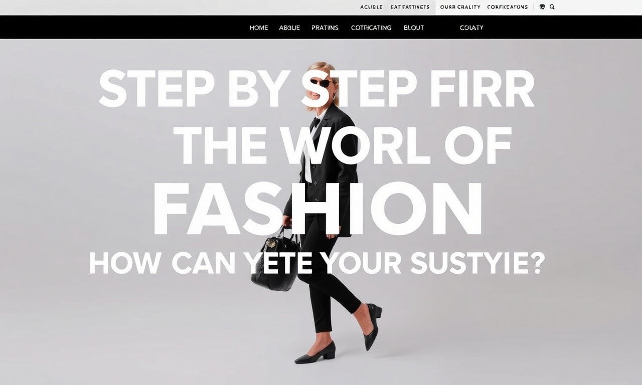 Moda Dünyasına Adım Adım: Stilinizi Nasıl Yükseltebilirsiniz?