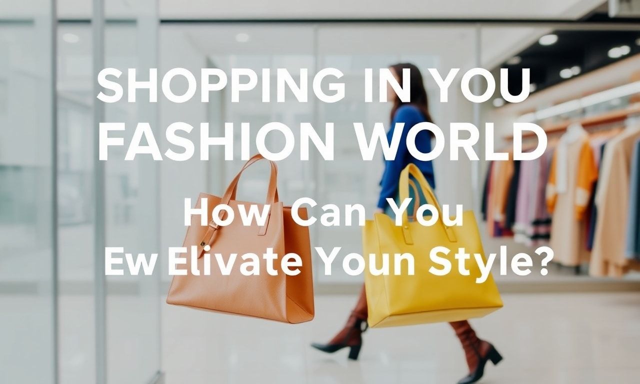 Moda Dünyasında Alışveriş: Stilinizi Nasıl Yükseltebilirsiniz?