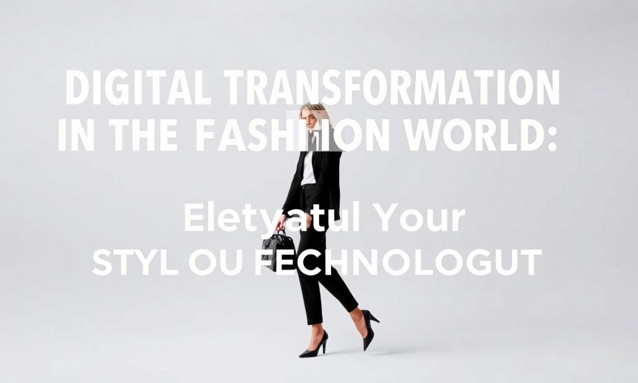 Moda Dünyasında Dijital Dönüşüm: Teknolojiyle Stilinizin Yükselişi
