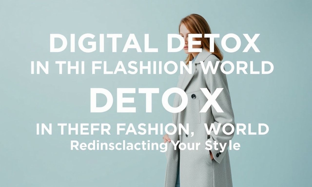 Moda Dünyasında Dijital Detoks: Stres Azaltma ve Stilinizi Yeniden Keşfetme