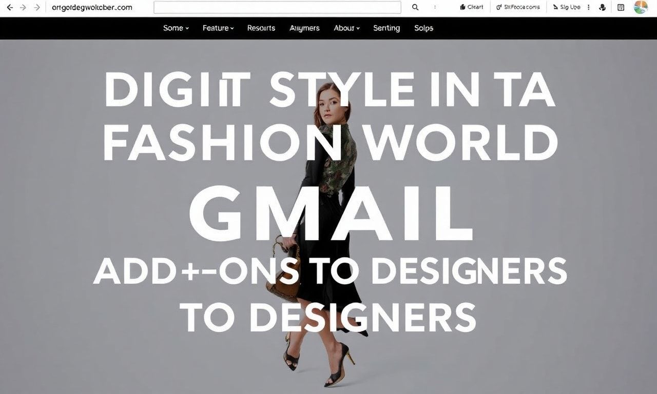 Moda Dünyasında Dijital Stil: Tasarımcılar İçin En İyi Gmail Eklentileri