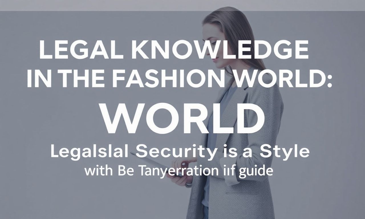 Moda Dünyasında Hukuki Bilgi: Baro Avukat Bilgi Rehberi ile Stilde Hukuki Güvenlik