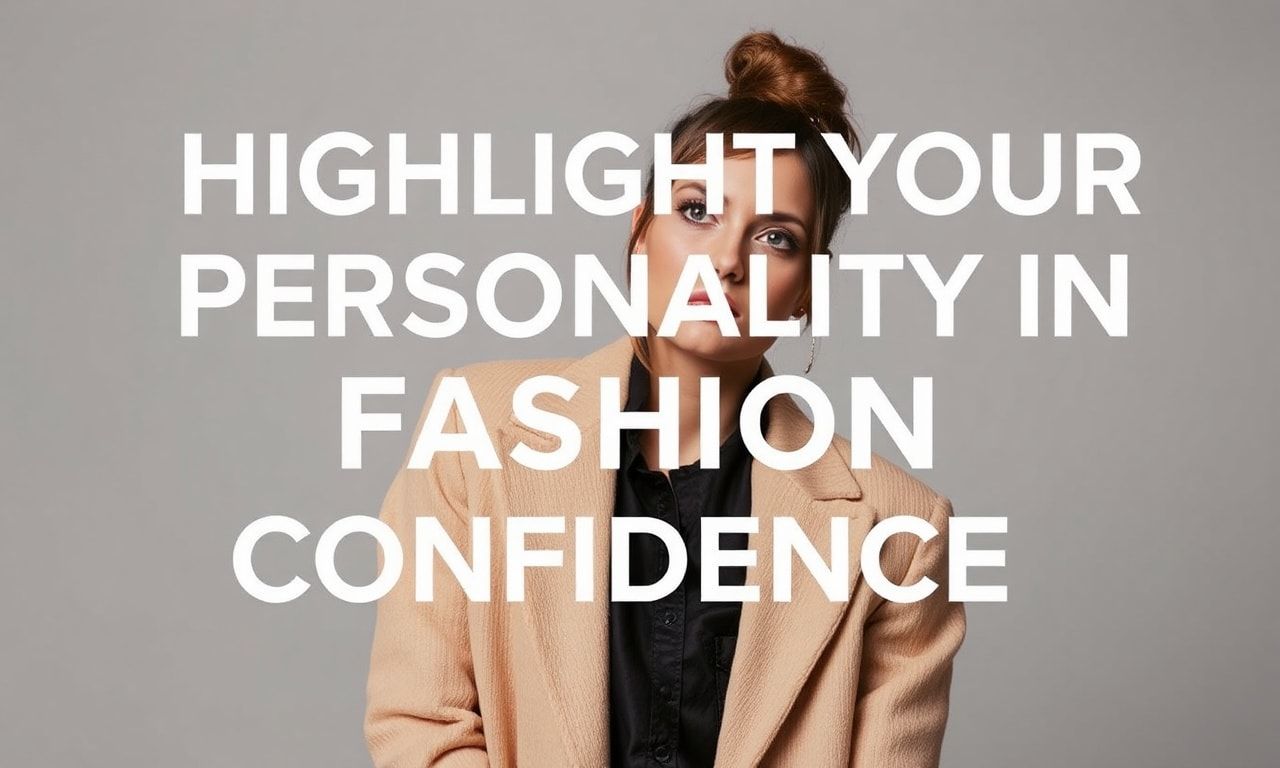 Moda Dünyasında Kişiliğinizi Vurgulayın: Stil ve Güven İçin İpuçları