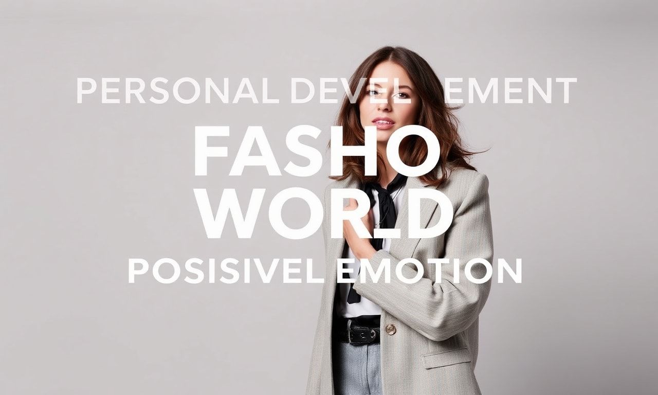 Moda Dünyasında Kişisel Gelişim: Pozitif Duygularla Stilinizi Yükseltin