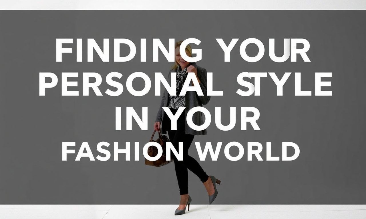 Moda Dünyasında Kişisel Stilinizi Bulmak: Bir Rehber