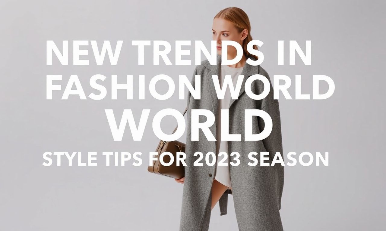 Moda Dünyasında Yeni Trendler: 2023 Sezonu için Stil İpuçları
