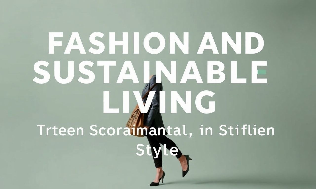 Moda ile Sürdürülebilir Yaşam: Stilde Yeşil Dönüşüm