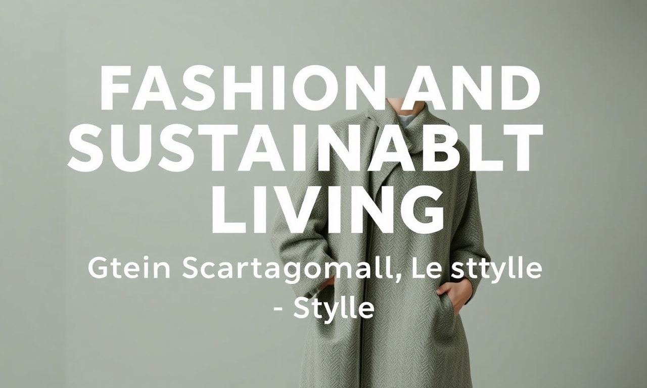 Moda ile Sürdürülebilir Yaşam: Stilde Yeşil Dönüşüm